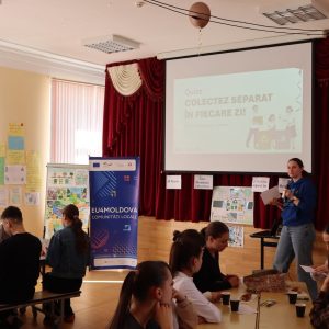 🌍 Activități ecologice în cadrul proiectului  „Îmbunătățirea calității educației în Republica Moldova” 🌍